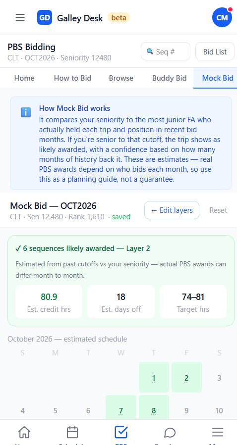 Mock Bid