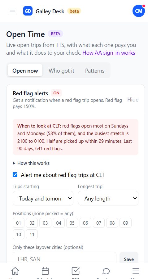 Red flag alerts