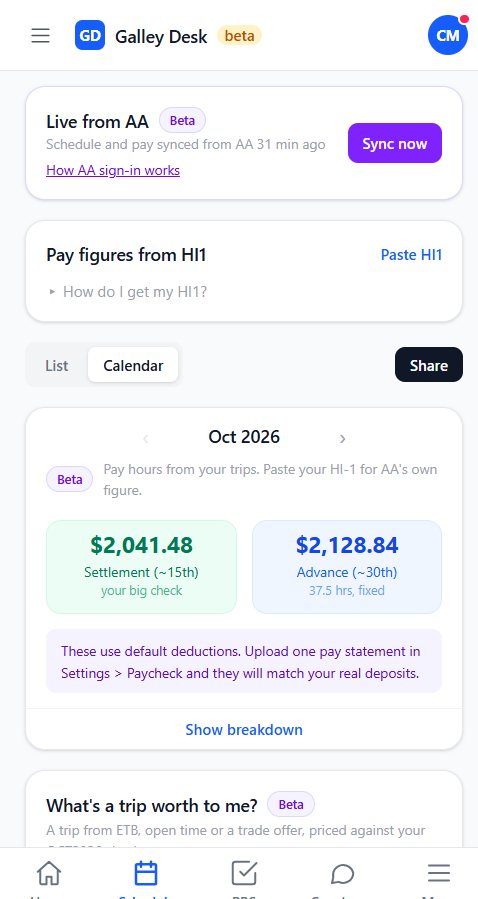 My Schedule and pay