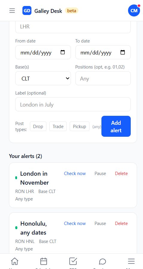 Trade Board alerts